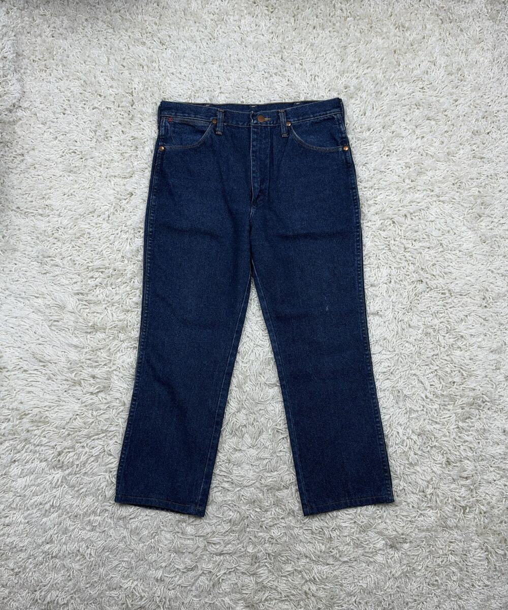 Vtg Wrangler 936NFR Mens Jeans 33x32 (fits 32x25.5) Dark Wash 1994 NFR PRCA USA